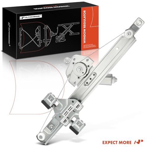 A-Premium Rear Passenger Side Power Window Regulator with Motor (2-Pin) - style: Rear Passenger Side (RH)