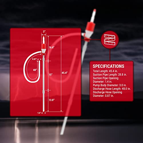 TERA PUMP Heavy Duty Manual Drum Pump TRDRUM40