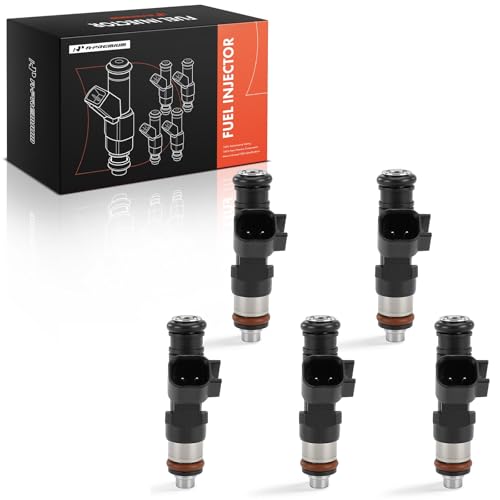 A-Premium Set of 5 Fuel Injectors Compatible with Volvo