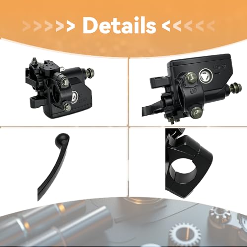 DSkoiph Hydraulic Brake Clutch Master Cylinder 7/8 Inch 22mm Handlebar Fit for Honda 80s CB Magna VF 700 750 Nighthawk Yamaha Suzuki Kawasaki 53175-MRI-671