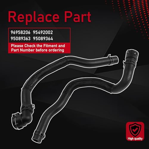 Heater Inlet Outlet Hose w/Connectors Fit for 13-18 Sonic