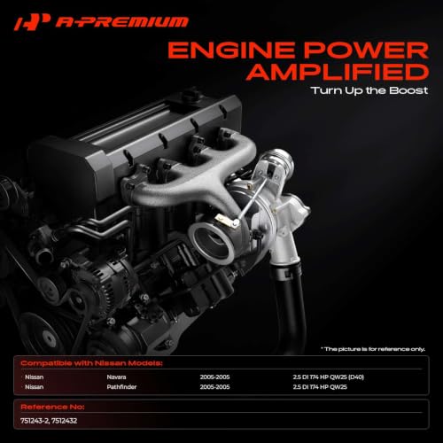 A-Premium Complete Turbocharger Turbo Kit with Gasket