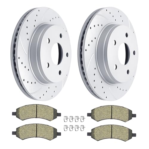 Acinoparts Front Brake Kit for Chrysler Aspen 2007-2009 Dodge Durango - size: ABK00102