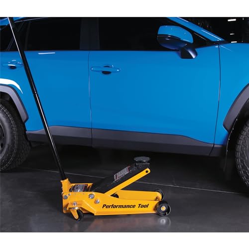 Performance Tool W1627 3.5 Ton (7,000 lbs.) Capacity Low Profile Service Jack - style: 3-1/2 Ton (7,000 lbs)