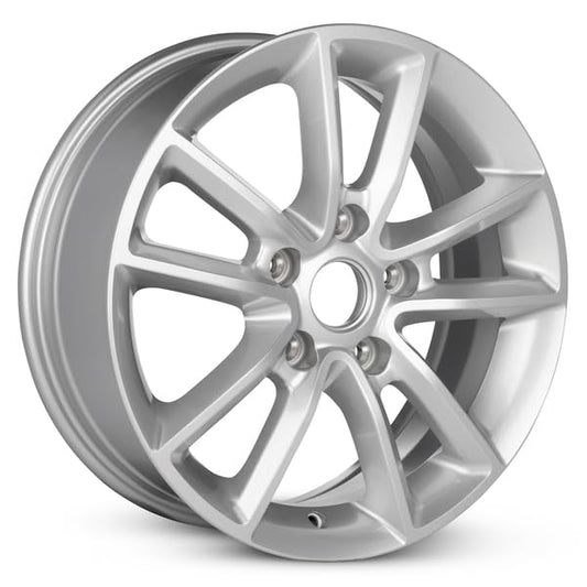 New OEM Replacement Wheel 17x6.5 in for 2018-2020 Dodge Journey Painted Silver Aluminum Rim 5-127mm