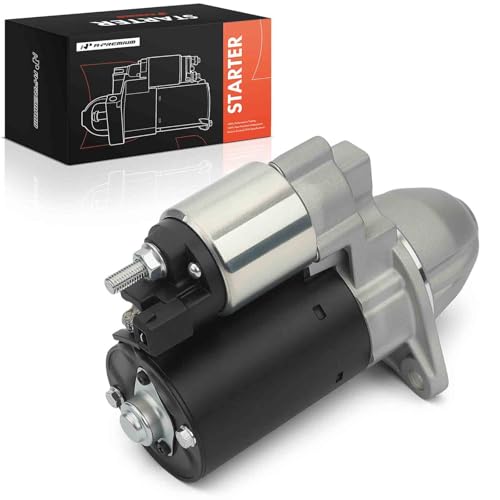 A-Premium Starter Motor, 12V 1.1KW 9 Teeth Clockwise, Compatible with BMW | for 323i 07-09, 325i 06, 328i 07-11, 330i 06, 335i/X3 07-11, X5 07-11, 525i/530i 06-07, X1 13-15