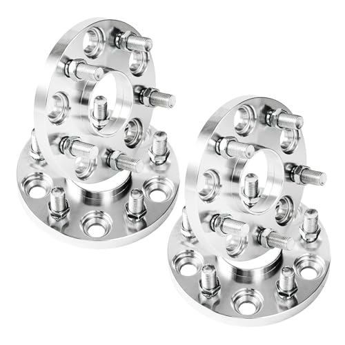 KAX 5x120mm Hub-Centric Wheel Spacers 0.59 inch for Honda Pilot - color: Silver, size: 5x120mm -64.1mm -M14x1.5 -0.59" thick
