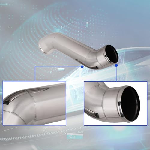 23505899 23505089 Coolant Pipe & Intake Extension Kit for Detroit Diesel Series 60 14L, 304 Stainless Steel Replacement Tubes for Selected Freightliner Western Star Trucks