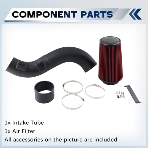 Cold Air Intake Compatible With 2013 2014 2015 2016 Chevy GMC 6.6L LML Duramax Diesel - size: Chevy GMC Cold Air Intake 6.6L
