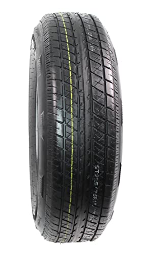 eCustomrim Radial Trailer Tire Rim Assembly ST225/75R15 Silver 6 Lug Load D