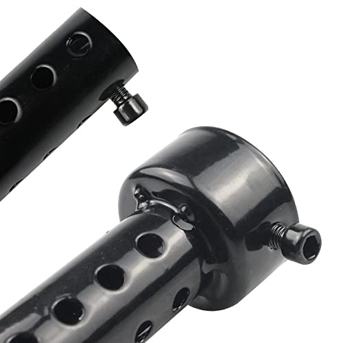 CYDZSW 2Pcs Universal Motorcycle Exhaust Muffler Silencer Insert Baffle Can Removable 60MM