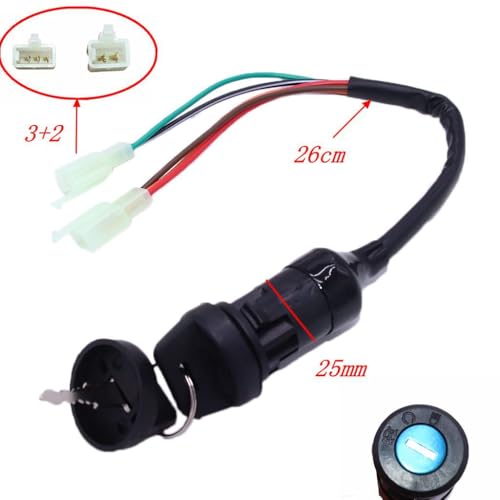 Ignition Key Fit for 50-250cc BSE KAYO Motorcycle ATVs Pit Quad 4 5 3 Kit