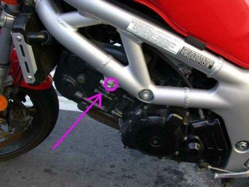 Pro-Tek No Cut Frame Crash Protectors Sliders Made For 1999 2000 2001 2002 Suzuki SV650 SV650S SV-650 SV-650S SV 650 S Frame Crash Protectors Sliders