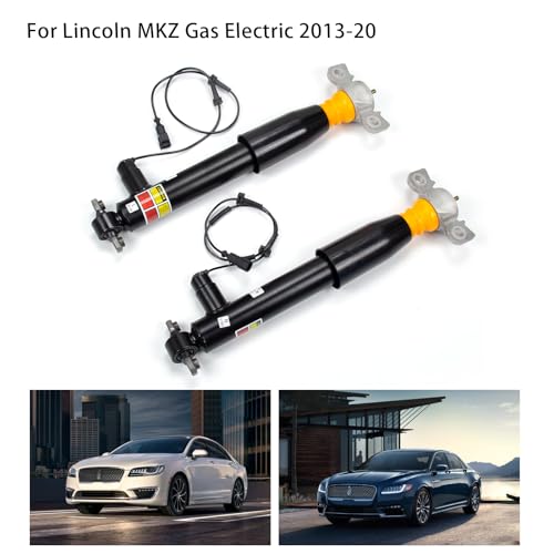 2PCS Rear Suspension Struts Shock Absorbers w/Electronic Compatible with 2013-2020 Lincoln MKZ, Replacement Struts Shocks Assembly - size: F370