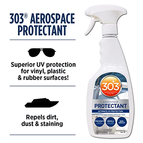 303 Marine Aerospace Protectant – UV Protection – Repels Dust, Dirt, & Staining – Smooth Matte Finish – Restores Like-New Appearance – 32 Fl. Oz. (30306-6PK) - style: 32 fl. oz., Pack of 6