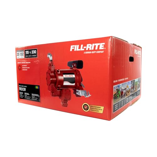 Fill-Rite FR313V 115V/230V 35 GPM Fuel Transfer Pump w/AST Remote - style: Remote Package