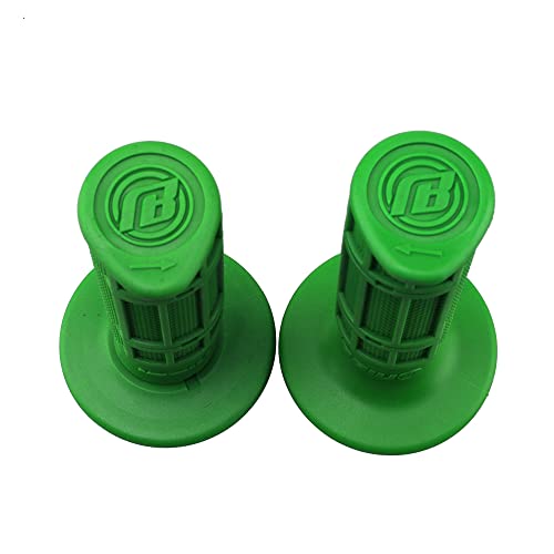 NIBBI Motorcycle Hand Grips 7/8" 22mm 24mm Dirt Bike Grips Universal Motorcycle Handlebar Grips ATV Twist Throttle Non-Slip Rubber Racing Grip for Motocross - color: GREEN