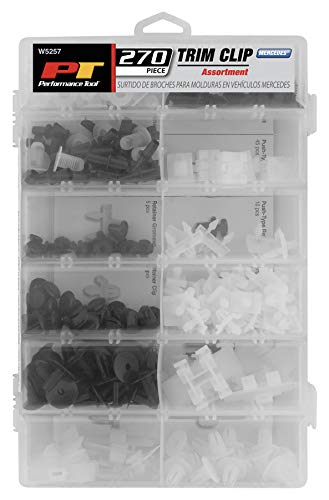 Performance Tool W5257 270pc Mercedes Trim Clip. - style: Mercedes Trim Clips