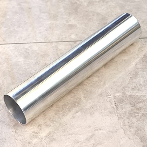 1.5" (38mm) OD Straight Aluminum Pipe Intercooler Pipe Air Intake Tube, Length 12" (305mm), Aluminum Alloy Tube High polished (Straight, OD 1.5" (38mm)) - color: Straight, size: OD 1.5" (38mm)