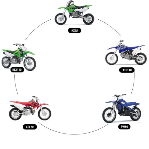 KAMIER 80/100-12 3.00-12 후면 60/100-14 2.50-14 프론트 타이어 및 내부 튜브 KLX110 KX60 KX65 PW80 TTR90 TTR110 CRF70 XR70 스즈키 RM60 JR용 80 DS88 0 DRZ110 Apollo RFZ SSR TaoTao 110cc 125cc 피트 더트 바이크
