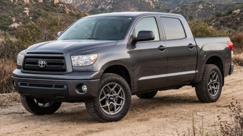 RockTrix RT105 18x9 Off-Road Wheels compatible with Toyota Tundra 2007-2021, Matte Gunmetal 5x150 Rims -12mm Offset for 33-35 Inch Tire Clearance, Fits Sequoia, Land Cruiser, And Fits Lexus LX570 - color: Matte Gunmetal, size: 18x9 -12mm offset
