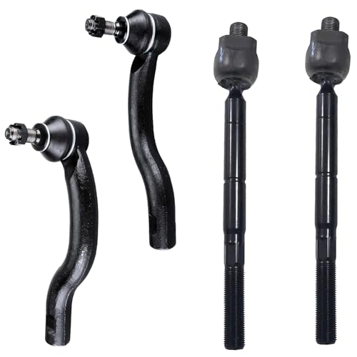 4PC Front Outer and Inner Tie Rod Ends FITS for Toyota RAV4 2006-2018 - size: 4p for RAV4 06-18