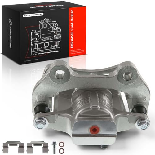 A-Premium Rear Left Driver Disc Brake Caliper with Bracket - style: Rear Driver Side