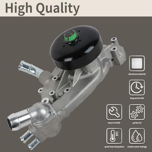 AW5104 Water Pump W/Coolant Thermostat & Gasket - size: AW5104