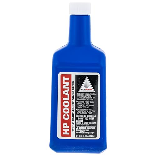 4into1 2 Pack Genuine Honda Type 2 HP Motorcycle Coolant
