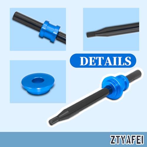 Oil Pump Primer Tool for GM Chevy V6 V8 SBC & BBC Engines - Compatible with 283 305 327 350 454 Small/Big Block, Use with 3/8" or 1/2" Chuck Drill (Blue) - color: Blue