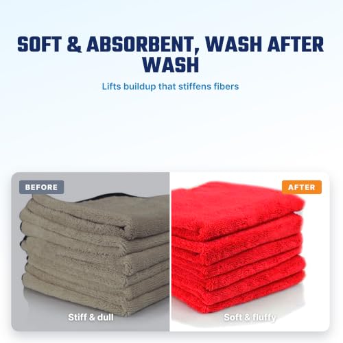 Chemical Guys Microfiber Wash & Towel Detergent, Deep Cleans, 16 oz - size: 16 Fl Oz (Pack of 1)