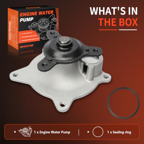 AW7165 Engine Water Pump Kit for Town & Country Caravan - size: AW7165