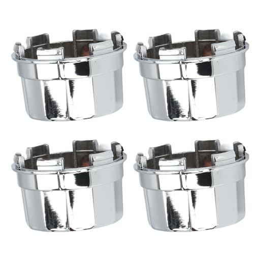 4Pcs ATV Tire Wheel Hub Cap, Dust Center Hub Cap Covers Compatible with 8Inch 10inch 12inch 14inch Alloy Wheels ATV Quad