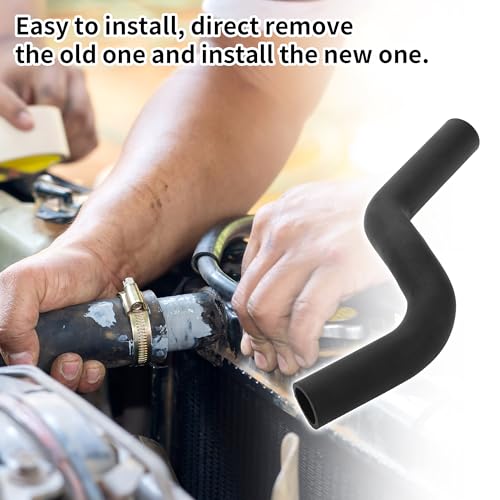 Upper Radiator Coolant Hose for Honda Accord 2.3L 1998-2002 Good Sealing Water Hose Pipe No.19501PAAA00 Rubber 1 Pc