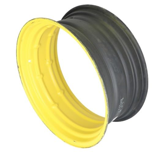 All States Double Bevel Rear Rim - 12" X 28" Yellow