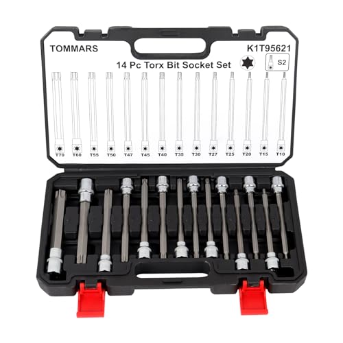 TOMMARS 14-PC Long Torx Bit Socket Set - style: Long Torx Bit Socket Set
