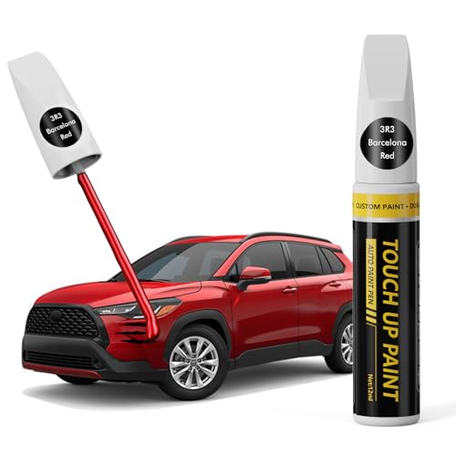 ((3R3 Barcelona Red Touch Up Paint for Toyota - color: Barcelona (3R3)