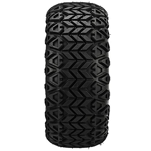 RM Cart 12" Steel Matte Black Wheel on 20x10-12 Black Trail Tire