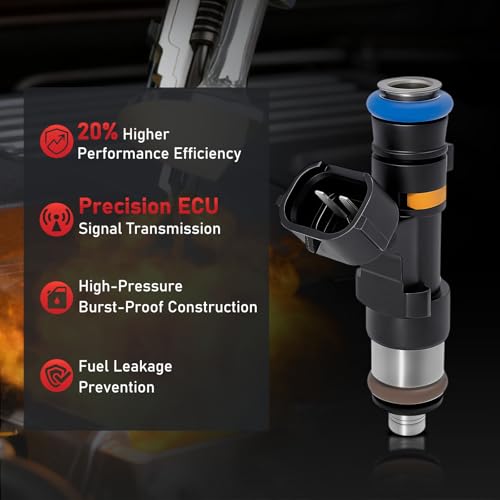6Pcs Fuel Injectors Compatible with Nissan Infiniti 3.5L 0280158042 - size: 0280158042