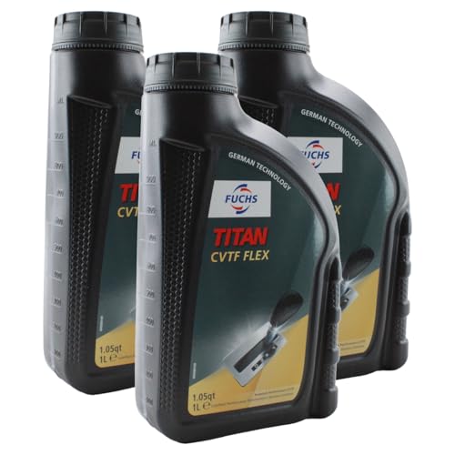 Fuchs 3 Liter TITAN CVTF FLEX Continuously Variable Transmission Fluid (3 x 1L)