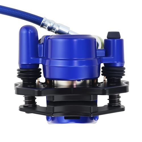 PRO BAT Rear Brake Master Cylinder Caliper With Brake Pad Assembly - color: Blue