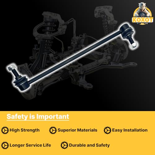 K750204 K750205 2Pcs Front Sway Stabilizer Bar Link Compatible With Hyundai 2007-2012 Santa Fe, 2007-2012 Veracruz, Compatible With Kia 2011-2013 Sorento - size: K750204 K750205
