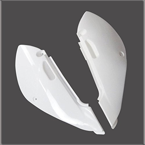 TDPRO Plastic Fairing Kit Fender Parts and Black Seat for Pit Dirt Bike KX 65 KX65 (4Green+3White) - color: 4Green+3White