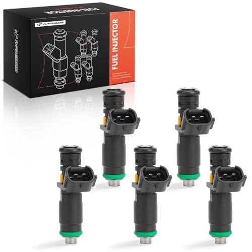 A-Premium Set of 5 Fuel Injectors Compatible with Volkswagen