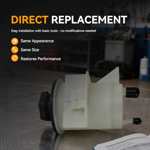 Power Steering Reservoir Tank with Cap for Ford Models - size: 5L3Z3A697AA