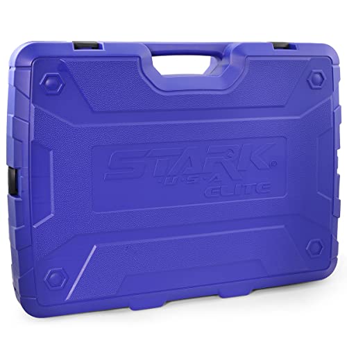 Stark Elite 1/2" Drive 84pcs Impact Socket MASTER SET, SAE & Metric from 3/8 Inch - 1-5/16 Inch, 10mm - 32mm, Standard/Deep Sockets with Case - style: 84pcs SAE/Metric Impact Socket Set