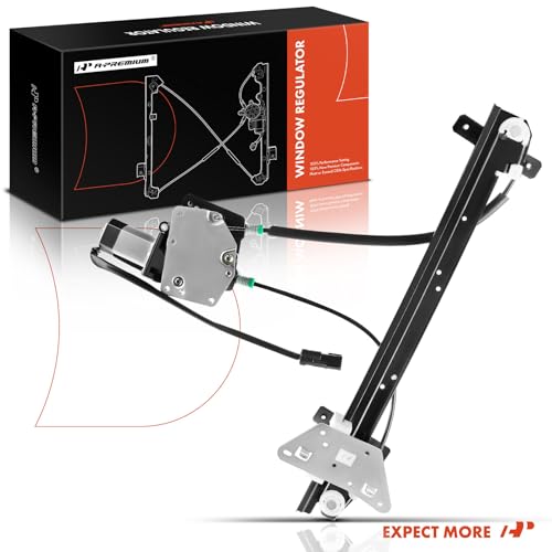 A-Premium Front Passenger Side Power Window Regulator with Motor (2-Pin) - size: Front Passenger Side