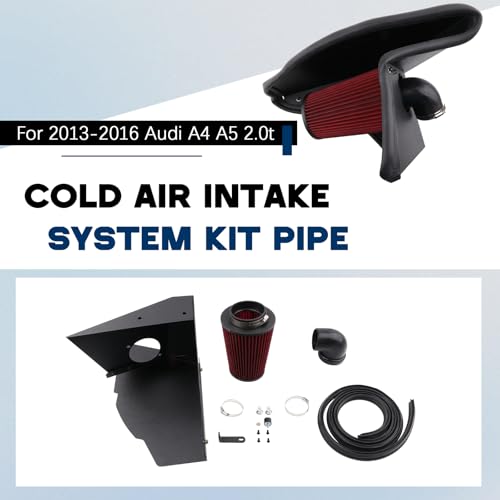 Cold Air Intake Compatible With Audi A4 A5 2.0t 2013-2016 - size: Audi A4 A5 2.0t