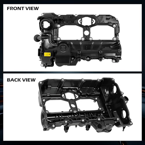 Valve Cover with Gasket & Hardware - Compatible with 2012-2018 BMW 228i/320i/328i/428i/528i/X1/X3/X4/X5/Z4 2.0L N20 Engine Replace 11-12-7-588-412 11127588412 - color: N20 Valve Cover