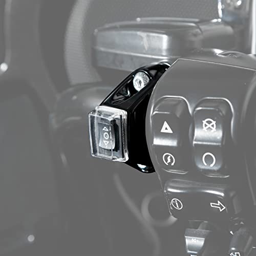TCT-MOTORPARTS Black Clutch Bracket Control Switch Button Fits for Harley Touring Electra Glide